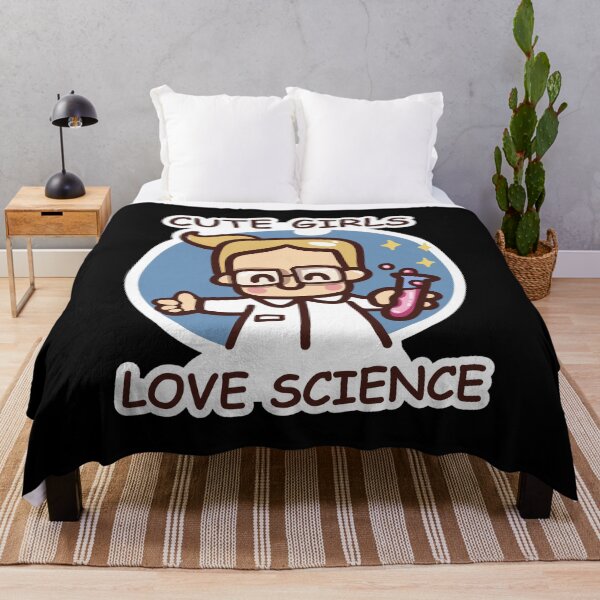 Item preview, Cute Girls Love Science Lab Illustration designed and sold by EMILYDOMINGU.