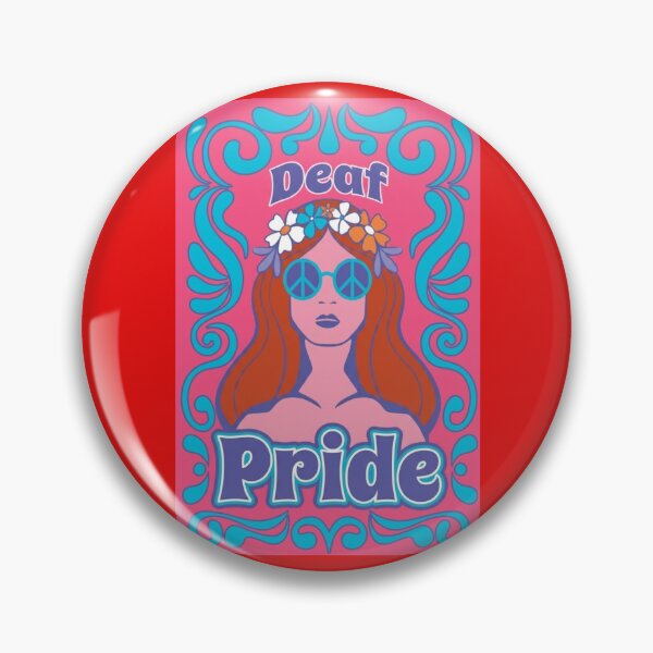 Item preview, Deaf Pride retro designed and sold by deafhoops1.