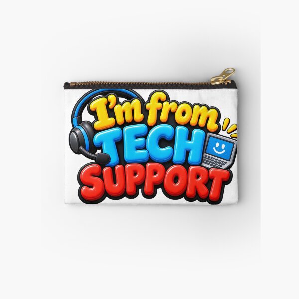 Item preview, I'm From Tech Support Funny IT Support Computer Geek 3D designed and sold by MR4me.