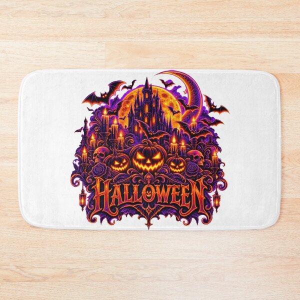 Item preview, Spooky Halloween Haunted Castle  designed and sold by QuiteOrbit.
