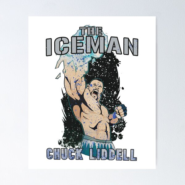 Item preview, The Iceman Chuck Liddell MMA Victory Poster designed and sold by EMILYDOMINGU.