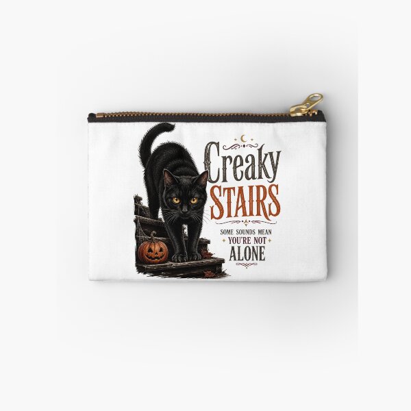 Item preview, Black Cat On The Stairs Vintage Halloween Label Halloween designed and sold by BernoNickel.