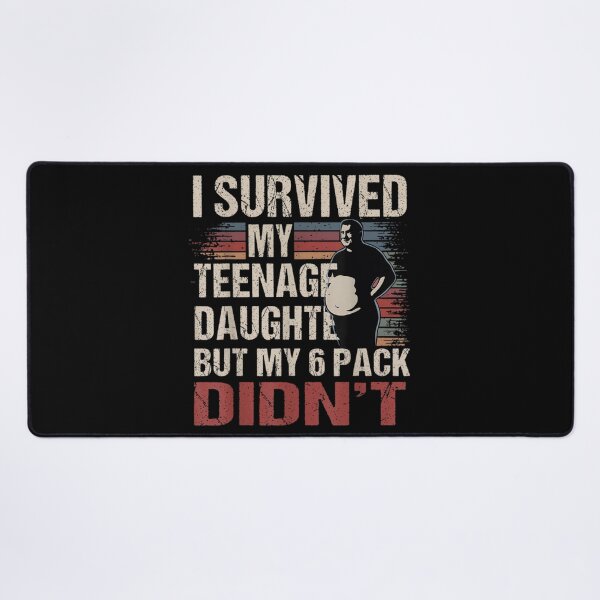 Item preview, I Survived My Teenage Daughter Father's Day Funny Present designed and sold by popfleurs.