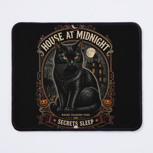 Item preview, House At Midnight Gothic Storybook Poster Halloween designed and sold by BernoNickel.