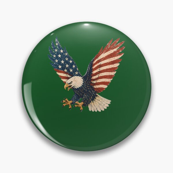 Item preview, Vintage American Eagle Patriotic T-Shirt Sticker And Poster Design 42 designed and sold by JeweliciousUS.