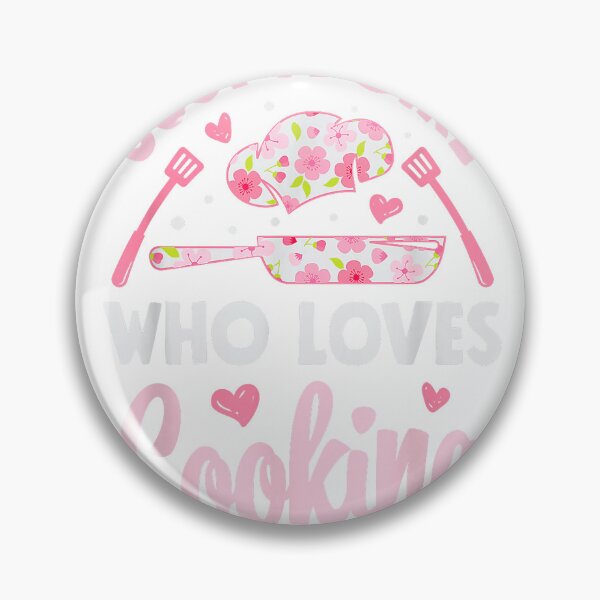 Item preview, Chef Just A Girl Who Loves Cooking Flowers Cook Culinary T-Shirt designed and sold by KTY-NUSS.
