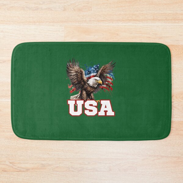 Item preview, American Bald Eagle With American Flag Background And Usa 792 designed and sold by JeweliciousUS.