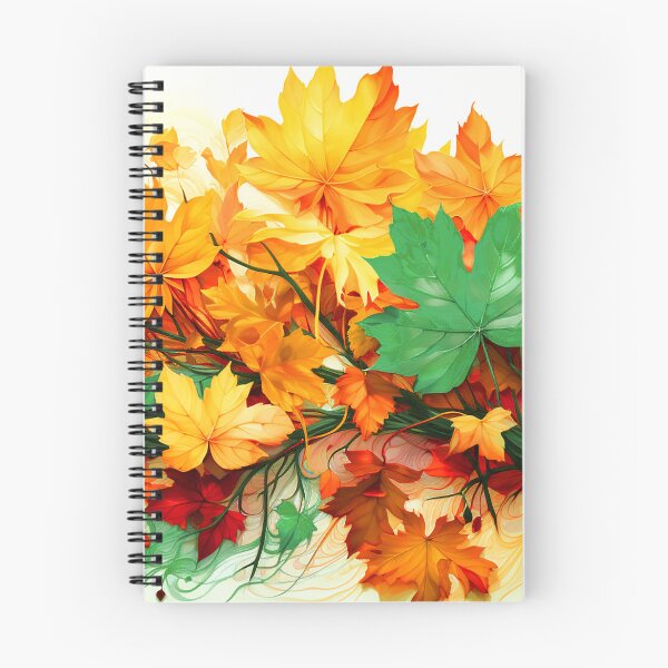 Item preview, Autumn Leaves Colorful Vibrant Digital Design Art designed and sold by DEC02.