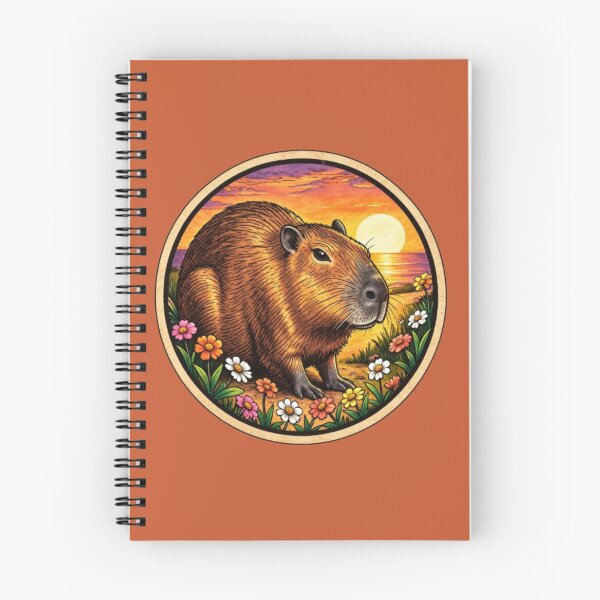 Item preview, Cute Capybara Sunset designed and sold by Hari Arts.