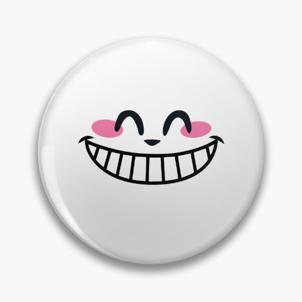 Item preview, Smiling Japanese Cat Kawaii Grin Big Teeth Expression designed and sold by RoseBraud.
