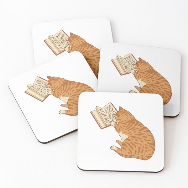 Item preview, Reading cat designed and sold by wingoo22.