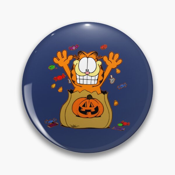 Item preview, Happy Halloween Garfield Pumpkin and Candy designed and sold by Bomebomst.