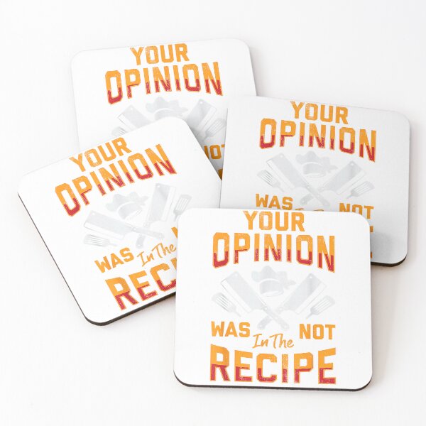 Item preview, Chef Your Opinion was Not in The Recipe Funny Cook Cooking T-Shirt designed and sold by KTY-NUSS.