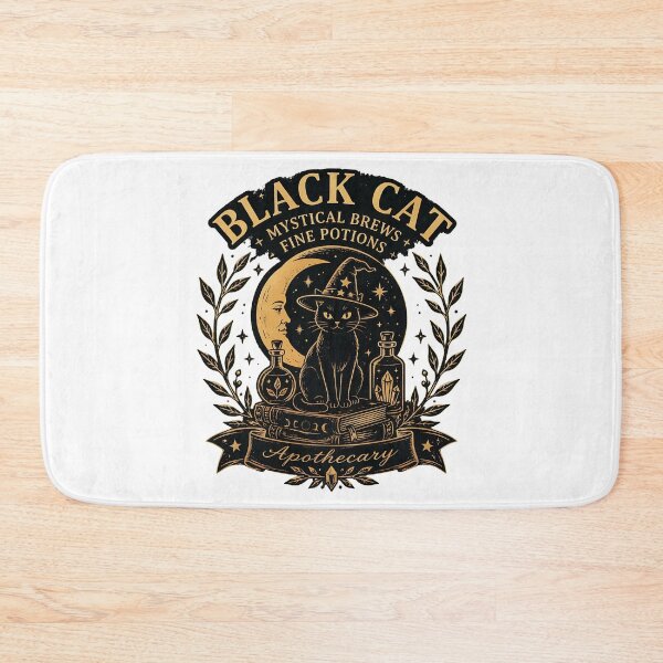 Item preview, Black Cat Mystical Brews Fine Potions Apothecary designed and sold by WilfRedokry-21.