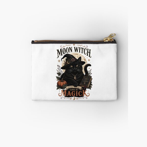 Item preview, Moon Witch Black Cat Gothic Storybook Poster Halloween designed and sold by KristenosNehk.