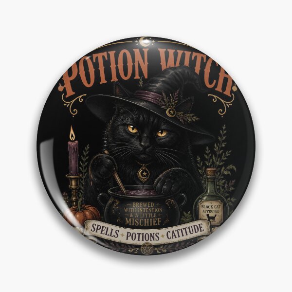 Item preview, Potion Witch Cat Vintage Halloween Label Halloween designed and sold by KristenosNehk.