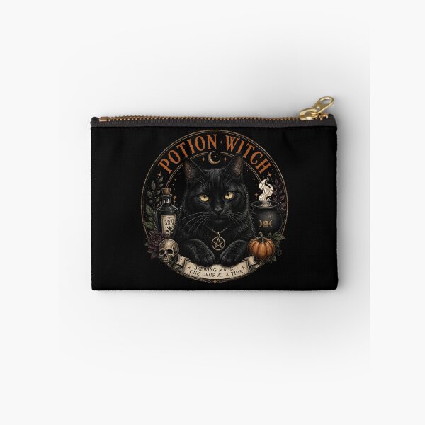 Item preview, Potion Witch Cat Gothic Storybook Poster Halloween designed and sold by KristenosNehk.