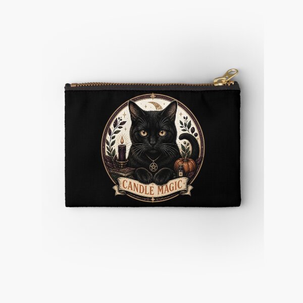 Item preview, Candle Magic Cat Vintage Halloween Label Halloween designed and sold by KristenosNehk.