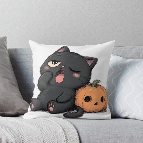 Item preview, Halloween Pumkin Kitty designed and sold by MOONVEIL ATELIER.