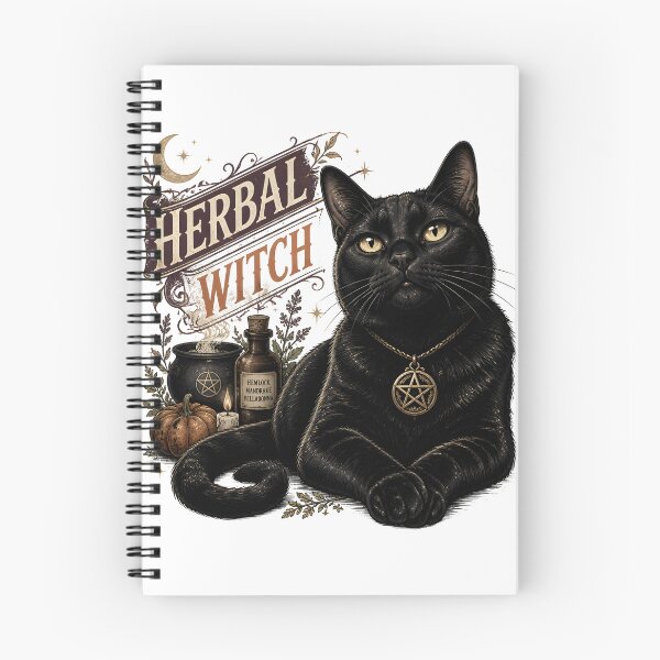 Item preview, Herbal Witch Cat Vintage Halloween Label Halloween designed and sold by KristenosNehk.