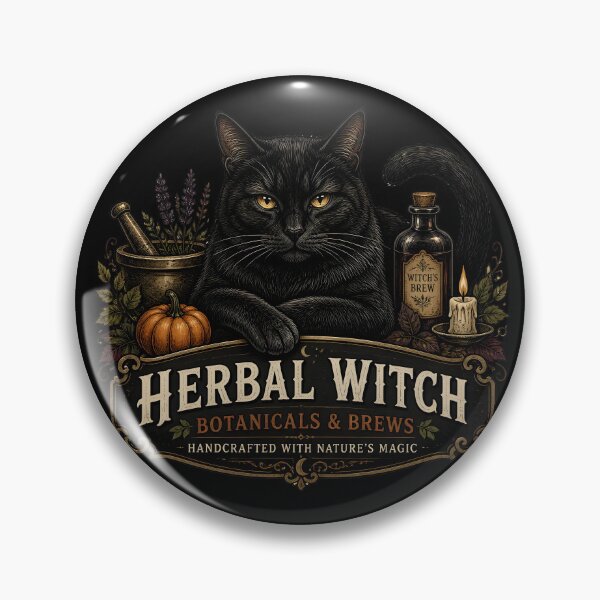Item preview, Herbal Witch Cat Gothic Storybook Poster Halloween designed and sold by KristenosNehk.