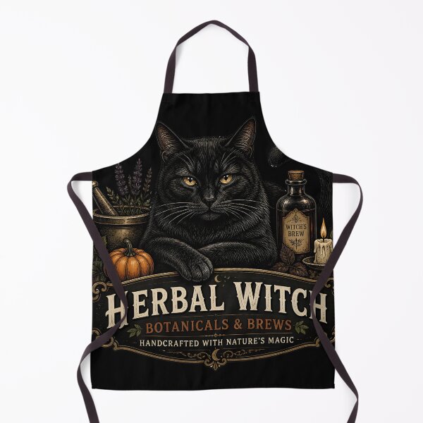 Item preview, Herbal Witch Cat Gothic Storybook Poster Halloween designed and sold by KristenosNehk.