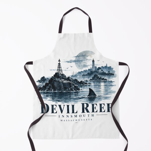 Item preview, Devil Reef Innsmouth Massachusetts Vintage Coastal Art designed and sold by Extravanganzza.