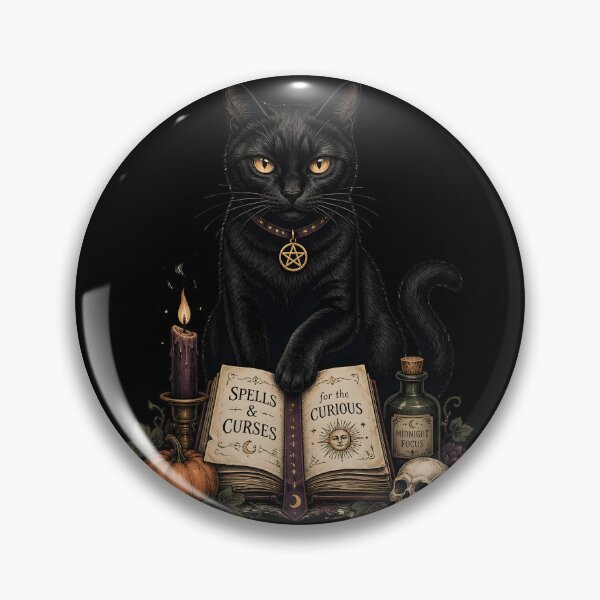 Item preview, Spellbook Black Cat Gothic Storybook Poster Halloween designed and sold by KristenosNehk.