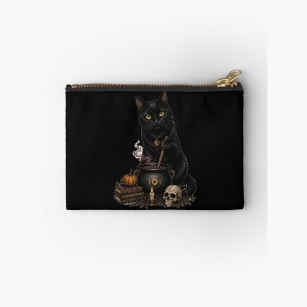 Item preview, Cauldron Black Cat Vintage Halloween Label Halloween designed and sold by KristenosNehk.