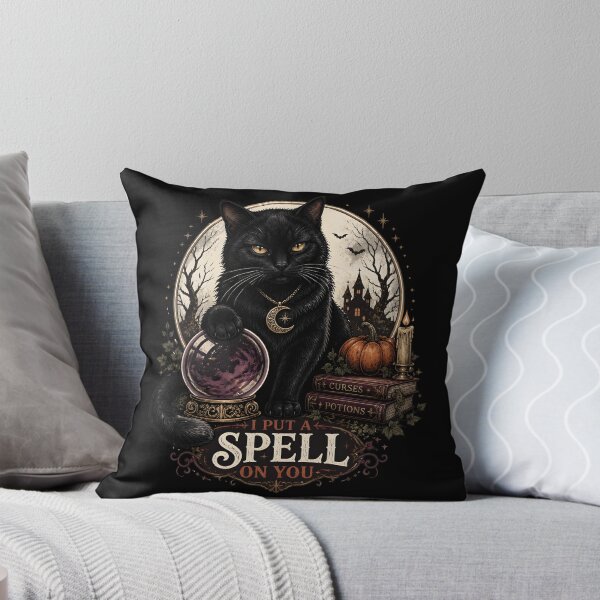 Item preview, Crystal Ball Black Cat Vintage Halloween Label Halloween designed and sold by KristenosNehk.