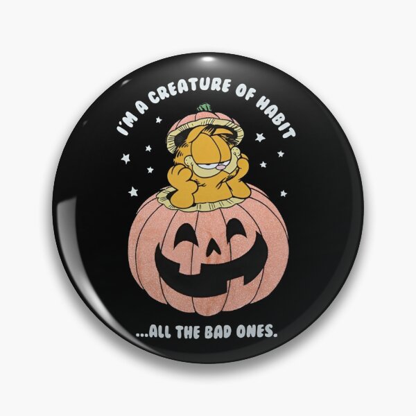 Item preview, Garfield Creature of Habit Bad Habits Pumpkin designed and sold by Bomebomst.