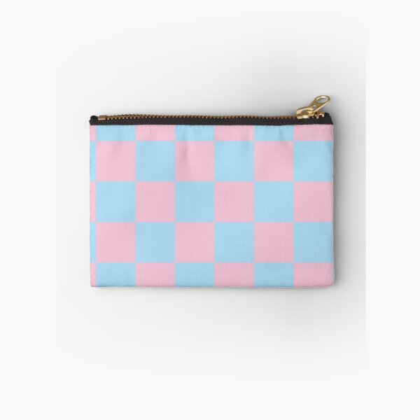 Item preview, Medium Baby Blue & Pink Checkerboard Sticker | Y2K Pastel Checkered Pattern designed and sold by DColourMuse.