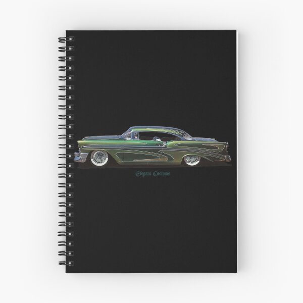Item preview, 1956 Bel Air Chopped Green Dragon no text Kustom, Hot Rod, Muscle Car designed and sold by Elegant Customs.