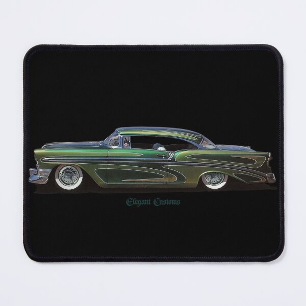 Item preview, 1956 Bel Air Chopped Green Dragon no text Kustom, Hot Rod, Muscle Car designed and sold by Elegant Customs.