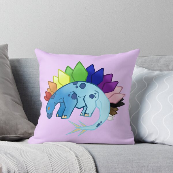 Item preview, 2D StayGAYsaurus Rainbow Dinosaur Icon designed and sold by MilagrosMenagerie.