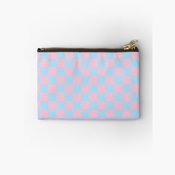 Item preview, Small Baby Blue & Pink Checkerboard Sticker | Y2K Pastel Checkered Pattern designed and sold by DColourMuse.