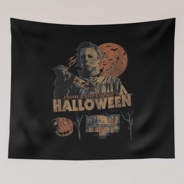 Item preview, Classic 1978 Slasher Horror Masked Killer Vintage Halloween Graphic designed and sold by Nekoojimeo.