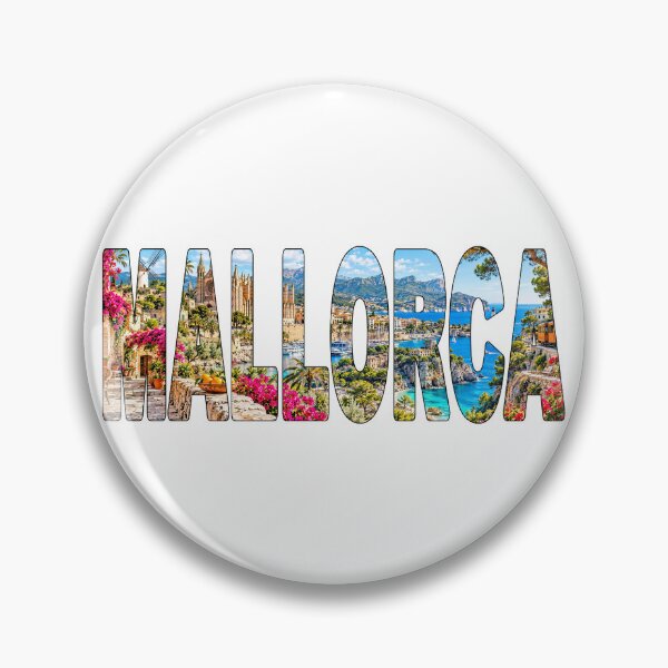 Item preview, MALLORCA - Spain Tourist Highlights Souvenir Sticker Shirt Mediterranean Gem designed and sold by Adam Gormley.