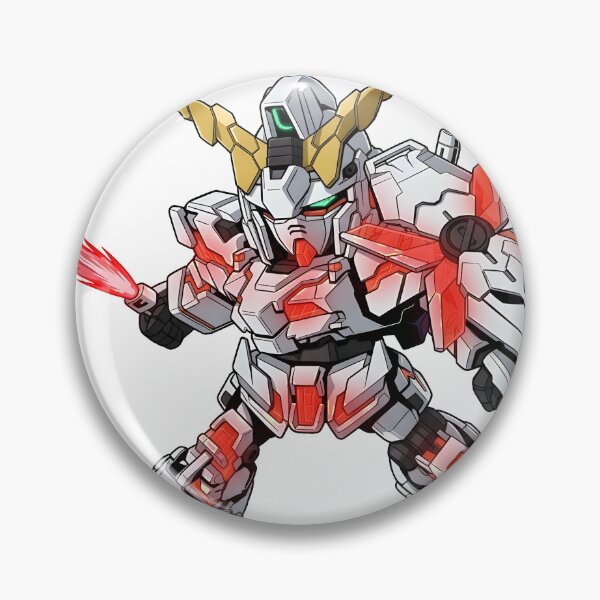 Item preview, RX 0 unicorn SD Gundam cute chibi mecha anime art Digital Artwork designed and sold by sabartgunpla.