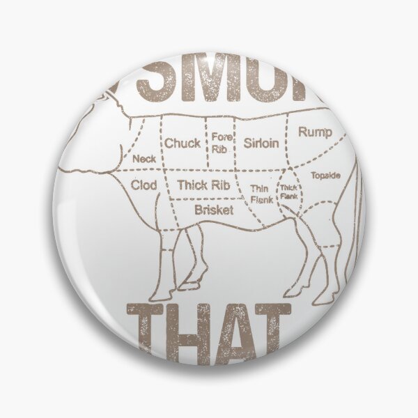 Item preview, Chef Butcher Cook BBQ I'd Smoke that Cow Beef Funny Gift T-Shirt designed and sold by gidget-gadget.