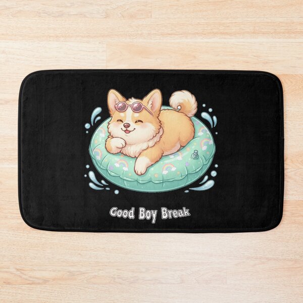 Item preview, Cute Corgi Swimming Pool Float Summer Good Boy Break designed and sold by Wildlife Wonders.