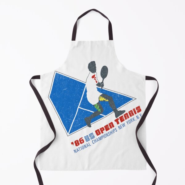Aperçu de l'œuvre US Open de tennis 1986 - logo vintage créée et vendue par Primotees.