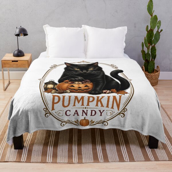Item preview, Pumpkin Candy Cat Vintage Halloween Label Halloween designed and sold by OliviaHayesArt.