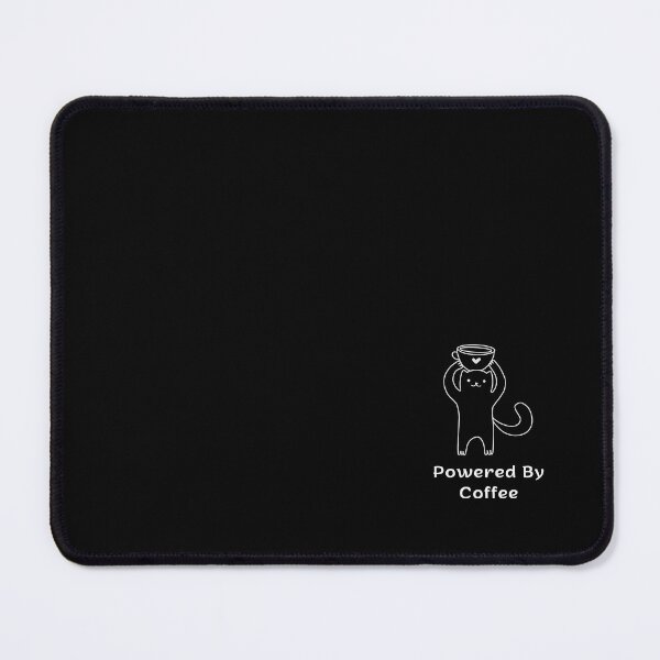 Item preview, Powered By Coffee | Funny Coffee Cat | Espresso Yourself Cats designed and sold by ContigoART.