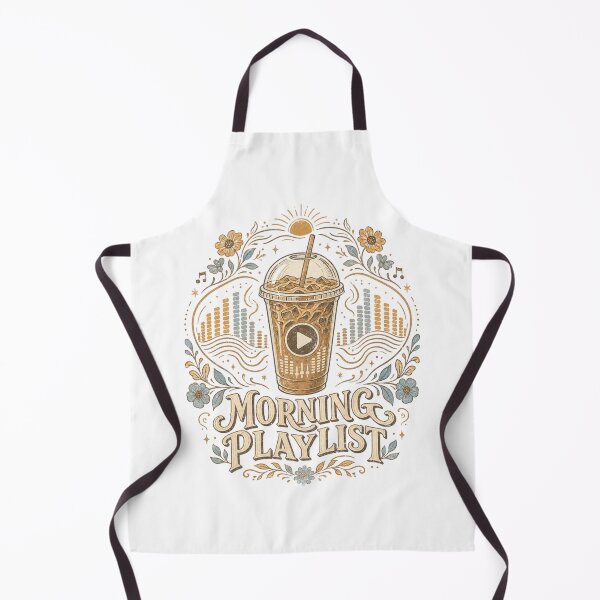 Item preview, Morning Playlist - Iced Coffee Music designed and sold by Nacho Average Designs.