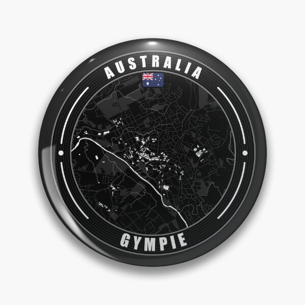 Item preview, Gympie Australia City Map  designed and sold by Thistle-TShop.