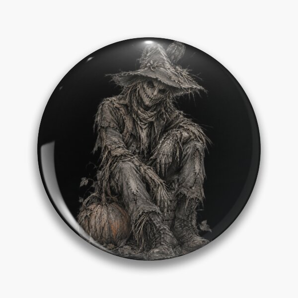 Item preview, The Harvest Watcher – Creepy Scarecrow Gothic Horror designed and sold by Lykaon Art.