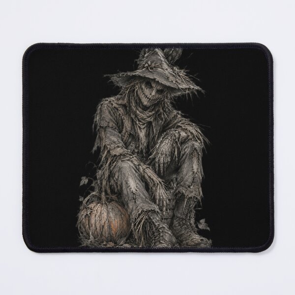 Item preview, The Harvest Watcher – Creepy Scarecrow Gothic Horror designed and sold by Lykaon Art.