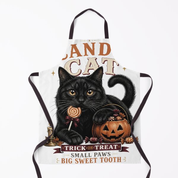 Item preview, Black Cat Candy Club Gothic Storybook Poster Halloween designed and sold by OliviaHayesArt.