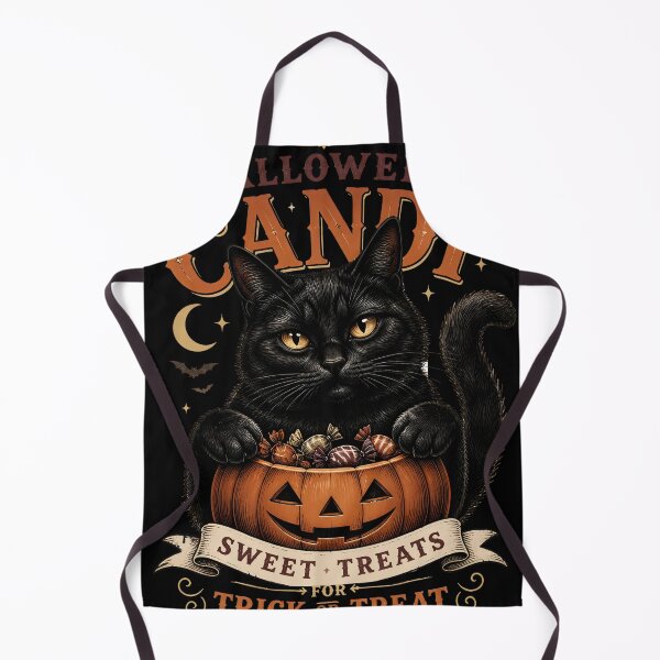 Item preview, Halloween Candy Cat Vintage Halloween Label Halloween designed and sold by OliviaHayesArt.